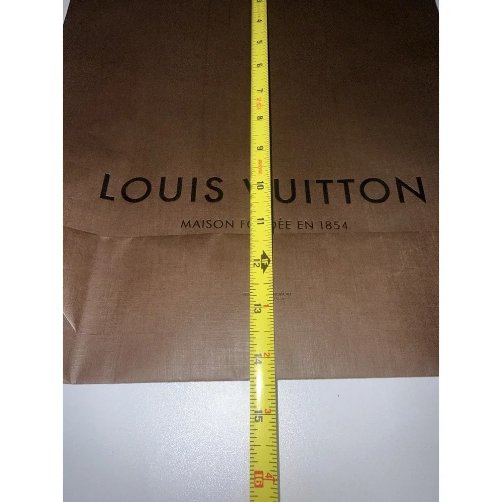 Louis Vuitton Authentic Empty Shopping‎ Paper Bag Brown